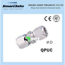 High Quality Qpuc Series Quick Connection Pneumatic Pipe Joint Fitting